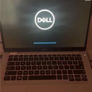 Dell Gray Laptop with Black Keyboard